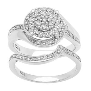 Sterling Silver Engagement Ring